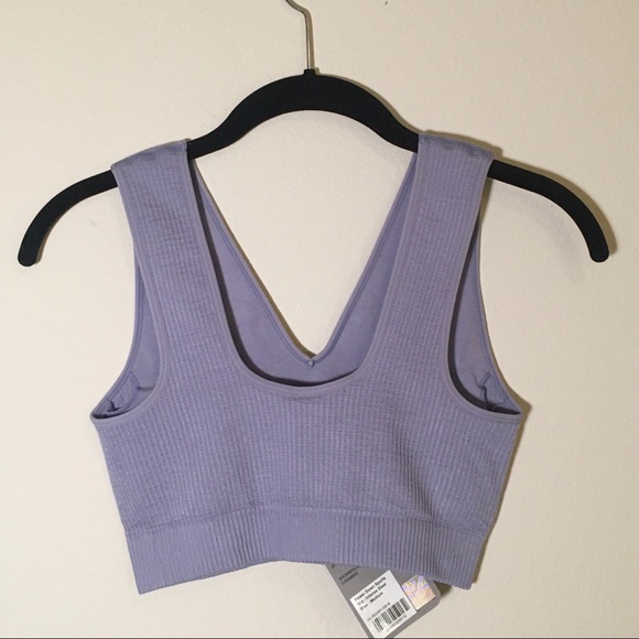 GYMSHARK POWER DOWN SPORTS BRA- BLUE STEEL - Picture 6 of 7